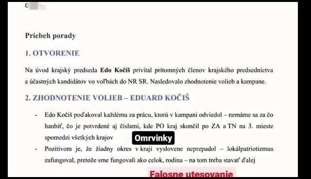 zápisnica porady strany Republika mp4