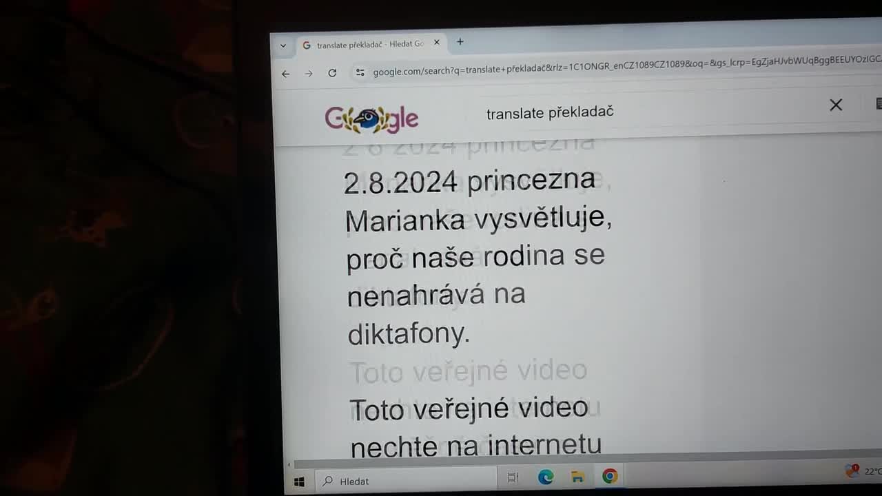 2 8 2024 princezna Marianka vysvetluje proc nase rodina se nenahrava na diktafony mp4